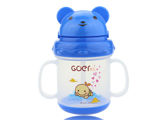 果兒180ML嬰兒成長(zhǎng)訓(xùn)練杯藍(lán)色