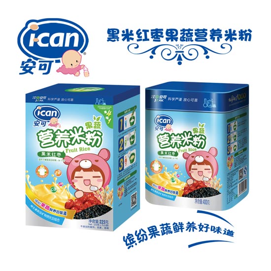 安可黑米紅棗果蔬營(yíng)養(yǎng)米粉