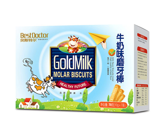 貝斯特爾牛奶味磨牙棒