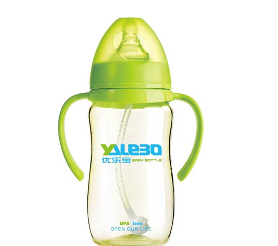 優(yōu)樂寶PP抗菌寬口徑有柄自動(dòng)奶瓶300ML(Y)