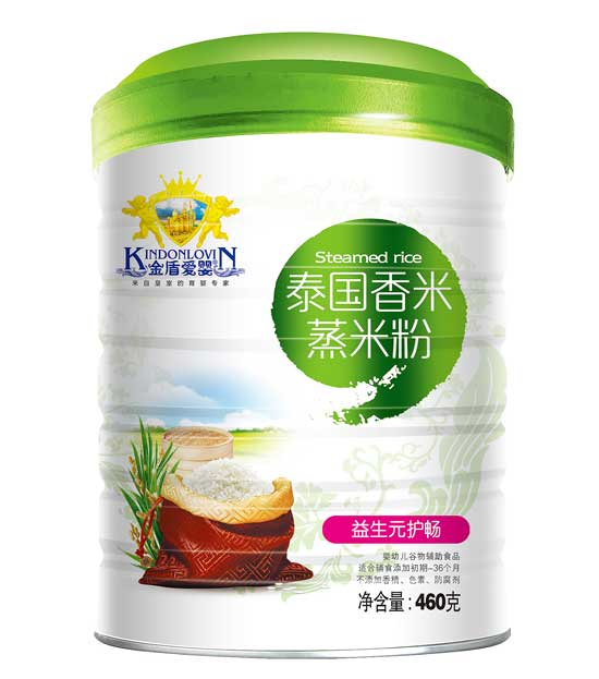 金盾愛(ài)嬰益生元護(hù)暢泰國(guó)香米蒸米粉