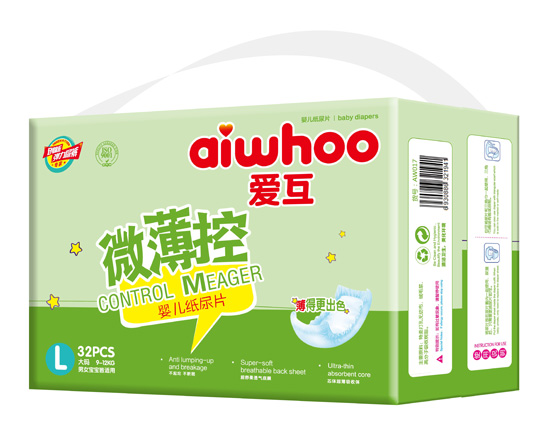 愛(ài)互微薄控紙尿片L32片