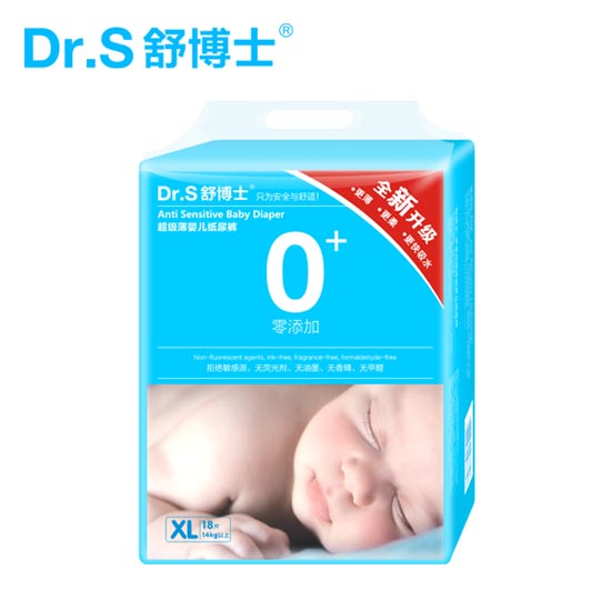 舒博士超級薄嬰兒紙尿褲XL18片