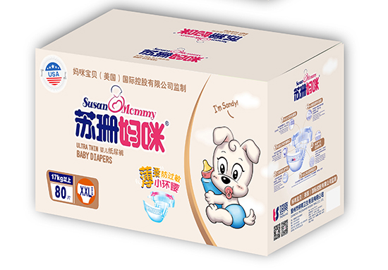 蘇珊媽咪嬰兒紙尿褲XXL80片
