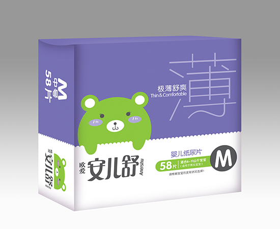 安兒舒嬰兒紙尿片M58片