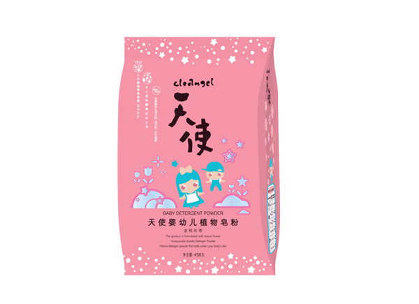 天使嬰幼兒植物皂粉-金銀花香458g