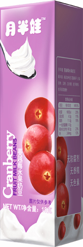 月半娃蔓越莓水果奶豆長(zhǎng)方形包