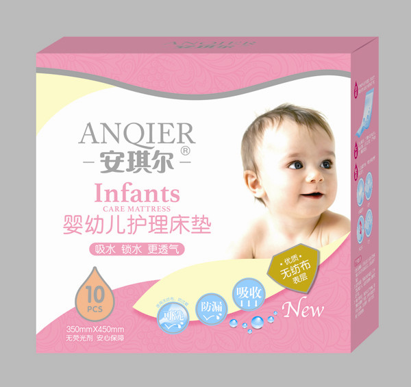 安琪爾嬰幼兒專用護(hù)理床墊-10片-AQE