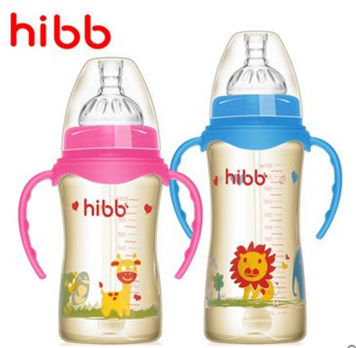 浩一貝貝PPSU奶瓶紅藍雙色