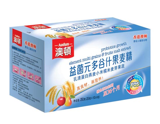 澳頓乳鐵蛋白麥精250(盒裝)