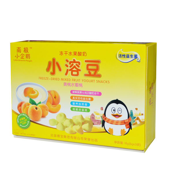 南極小企鵝黃桃水蜜桃小溶豆橫