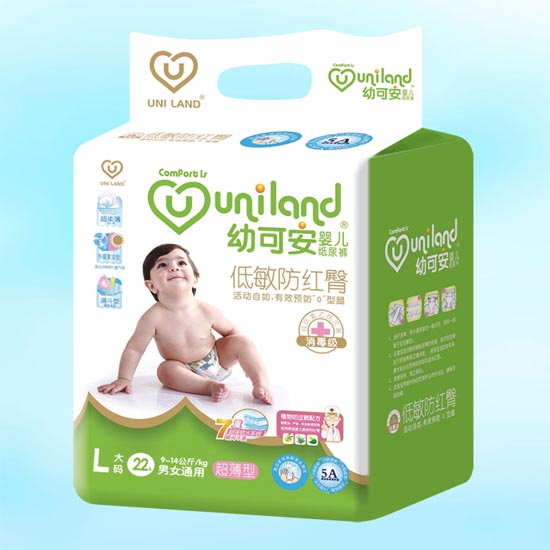 幼可安超薄嬰兒紙尿褲L碼22入