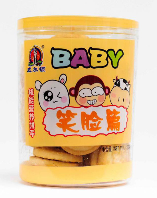 威爾頓機能營養(yǎng)餅干130G(塑料罐)笑臉篇