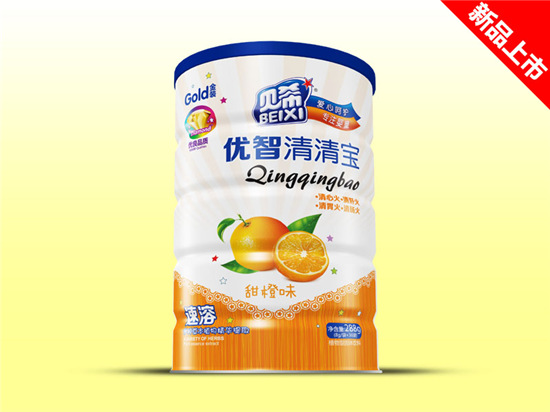 貝希速溶清清寶鐵聽-優(yōu)智(甜橙味)