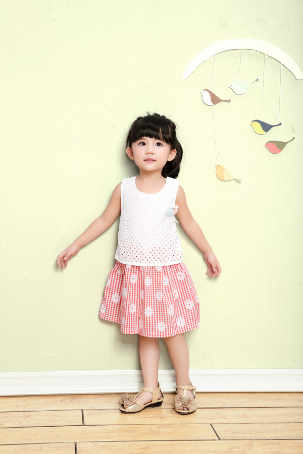 復(fù)小狗巴納女寶寶夏季套裙