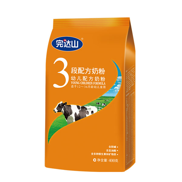 完達(dá)山段粉系列嬰幼兒配方奶粉(3段)袋