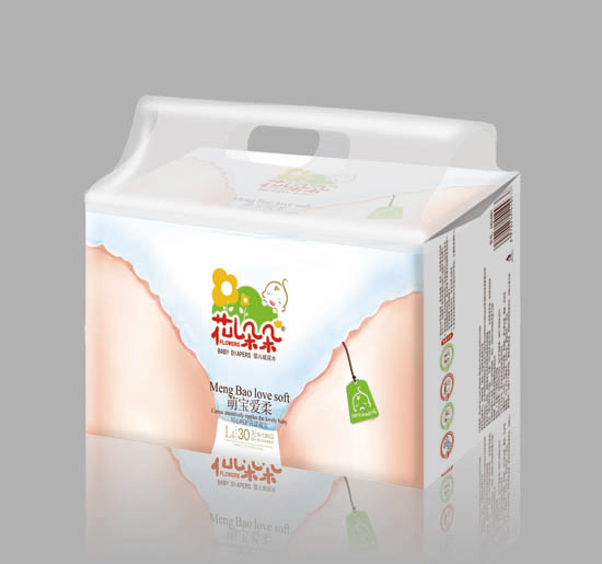 花兒朵朵萌寶愛(ài)柔嬰兒紙尿片L碼30片