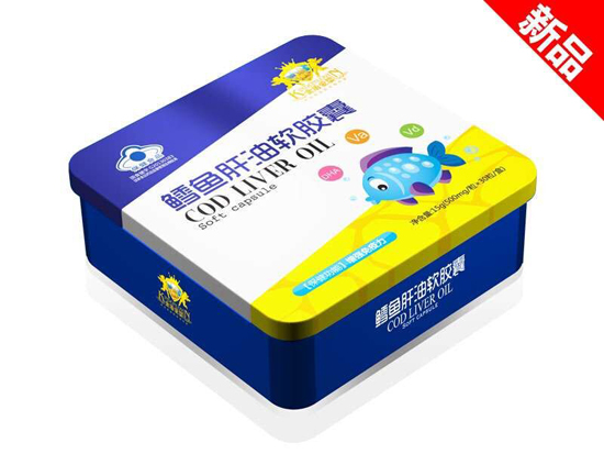 金盾愛嬰鱈魚肝油軟膠囊