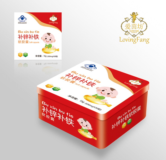 愛茵坊補(bǔ)鋅補(bǔ)鐵軟膠囊