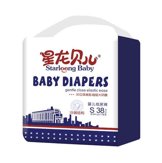 星龍貝兒嬰兒紙尿褲S38片