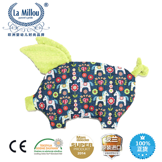 拉米洛花漾馬其朵小豬枕夏日檸檬綠