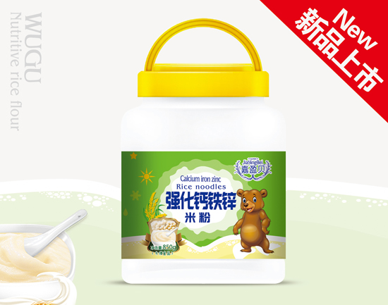 嘉盈貝強化鈣鐵鋅米粉