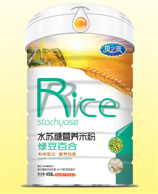 貝之籃綠豆百合-水蘇糖營(yíng)養(yǎng)米粉