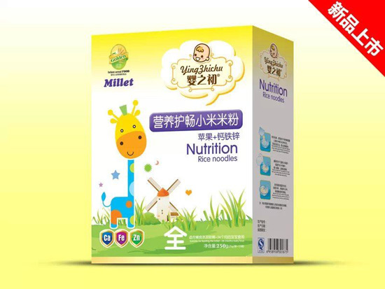 嬰之初蘋果+鈣鐵鋅護(hù)暢營(yíng)養(yǎng)米粉