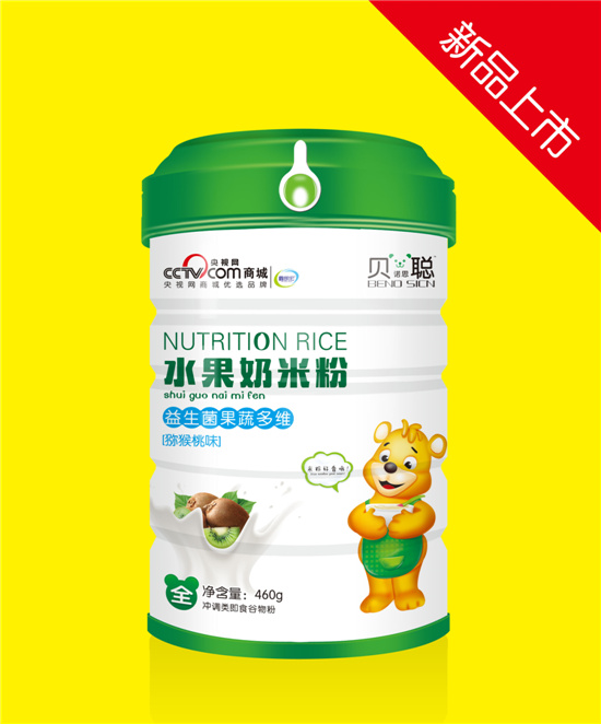 貝諾思聰益生菌果蔬多維水果奶米粉