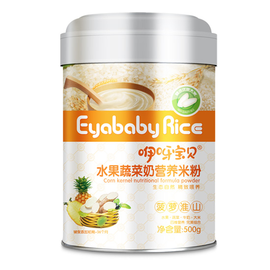咿呀寶貝水果蔬菜營(yíng)養(yǎng)米粉聽(tīng)裝(菠蘿淮山)