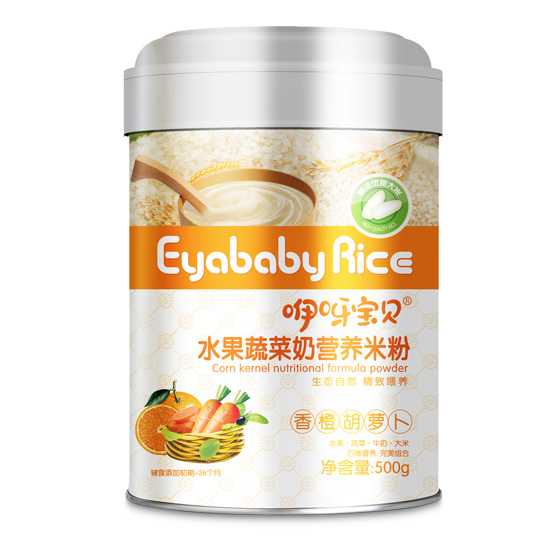 咿呀寶貝水果蔬菜營(yíng)養(yǎng)米粉聽(tīng)裝(香橙胡蘿卜)