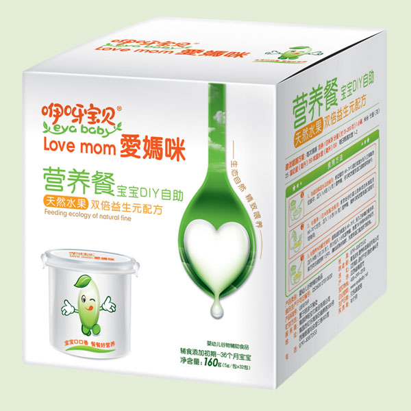 咿呀寶貝寶貝DIY雙倍益生元天然水果配方