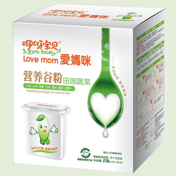 咿呀寶貝多種田園蔬菜營(yíng)養(yǎng)谷粉