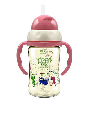 愛貝爾PPSU吸管型企鵝學飲杯240ML