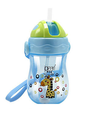 愛貝爾嬰童背帶學飲杯280ML