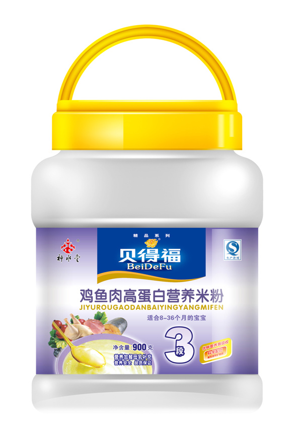 貝得福雞魚肉高蛋白米粉900克.jpg 貝得福雞魚肉高蛋白米粉900克.jpg