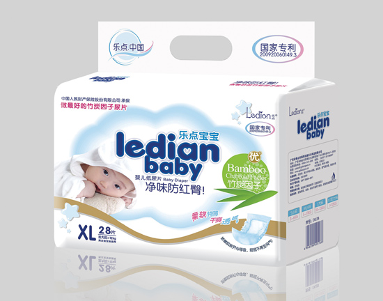 樂(lè)點(diǎn)寶寶凈味防紅臀尿片XL28片