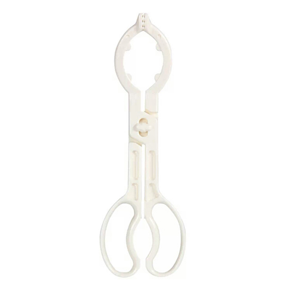 盟寶多功能奶瓶夾白色