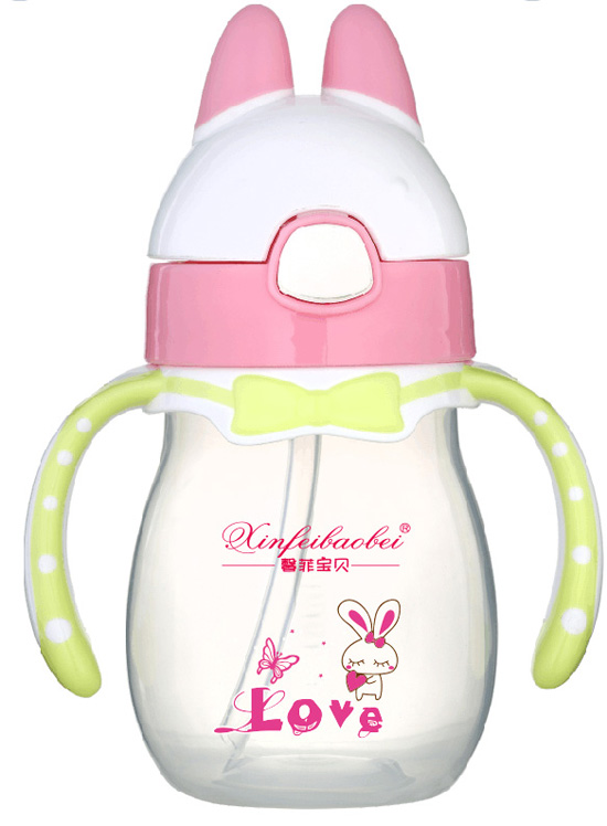 馨菲寶貝嬰兒奶瓶小兔粉色
