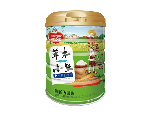 聰幼佳草本小米配方營養(yǎng)米粉-胡蘿卜蔬菜.jpg 聰幼佳草本小米配方營養(yǎng)米粉-胡蘿卜蔬菜.jpg