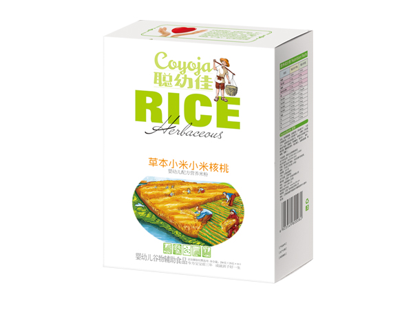 聰幼佳草本小米嬰幼兒配方營(yíng)養(yǎng)米粉-小米核桃