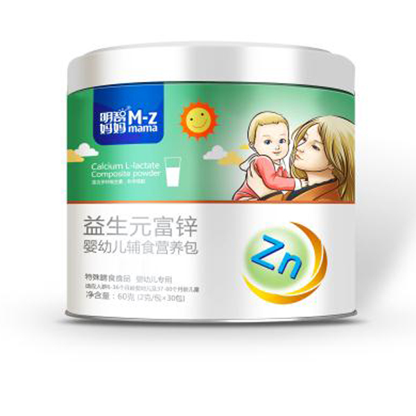 明智媽媽益生元富鋅嬰幼兒輔食營養(yǎng)包
