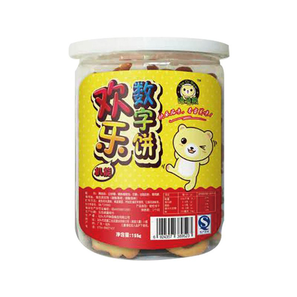 嘻嘻熊155克歡樂數(shù)字餅