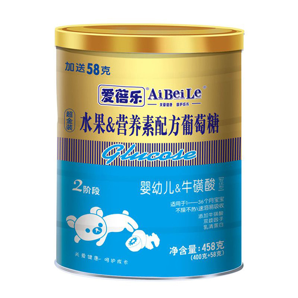 愛(ài)蓓樂(lè)458克水果&營(yíng)養(yǎng)素配方葡萄糖-嬰幼兒