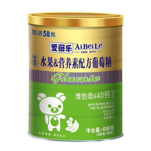 愛(ài)蓓樂(lè)樂(lè)458克水果&營(yíng)養(yǎng)素配方葡萄糖-維他命