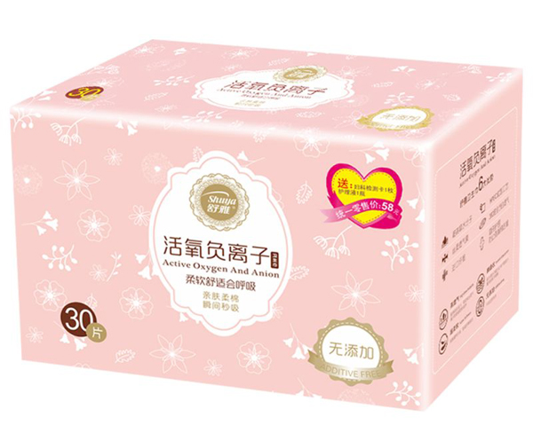 舒雅活氧負離子衛(wèi)生巾 30片