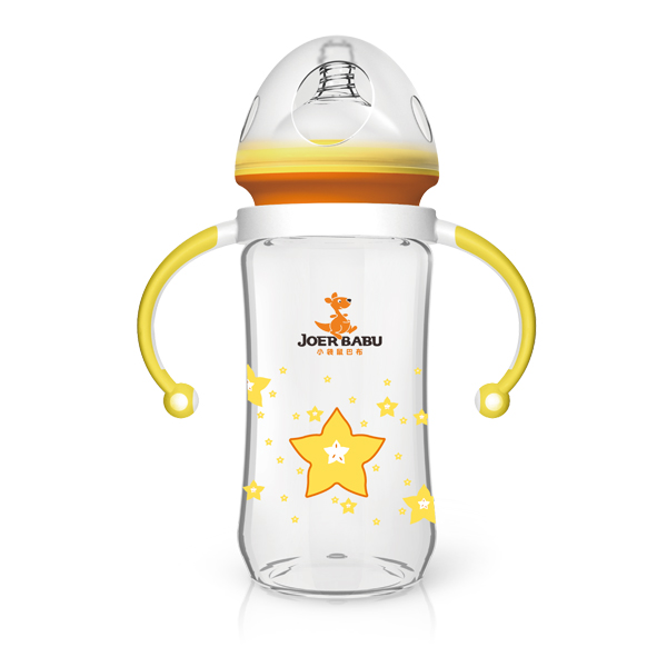 小袋鼠巴布PP奶瓶BP-832 黃色