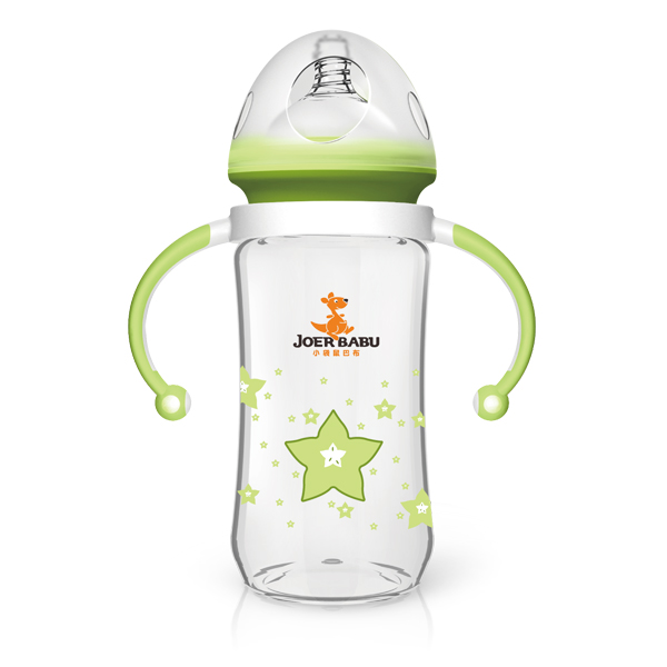 小袋鼠巴布PP奶瓶BP-832 綠色