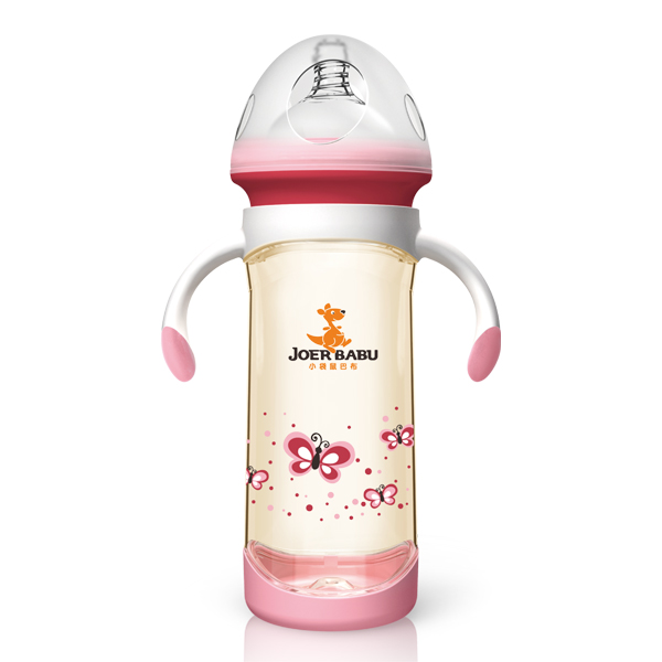 小袋鼠巴布PPSU奶瓶BP-803粉色