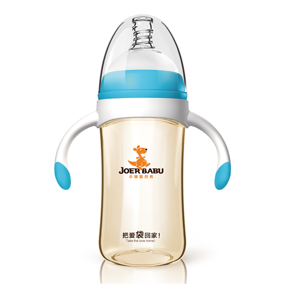 小袋鼠巴布PPSU奶瓶BP-808藍色